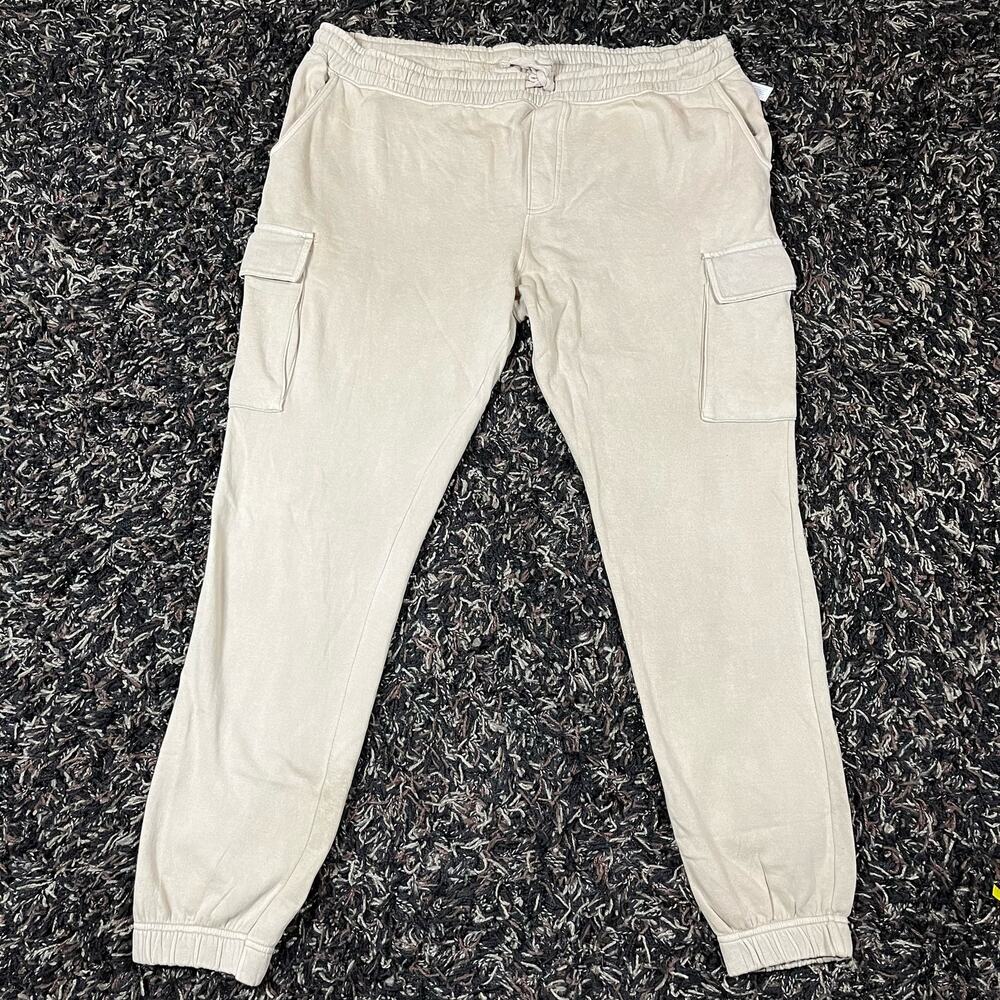 SameGang Beige Cargo Sweatpants Men’s Sz 2XL New‎